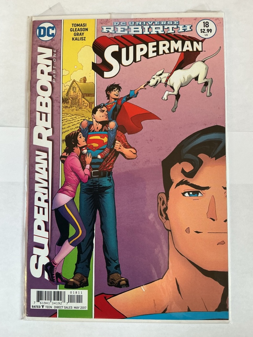 Superman Reborn Comic No18, May 2017